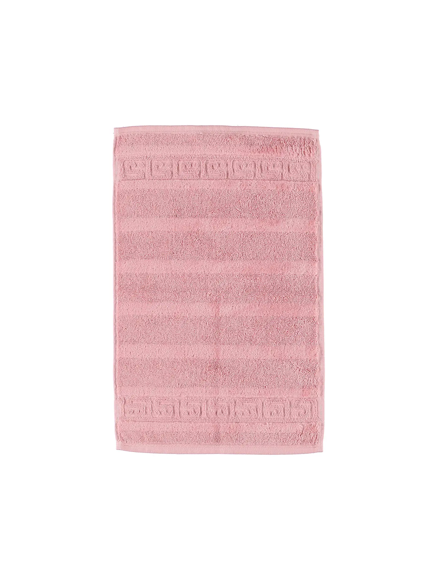 CAWÖ | Gästetuch NOBLESSE 30x50cm Weiss | rosa